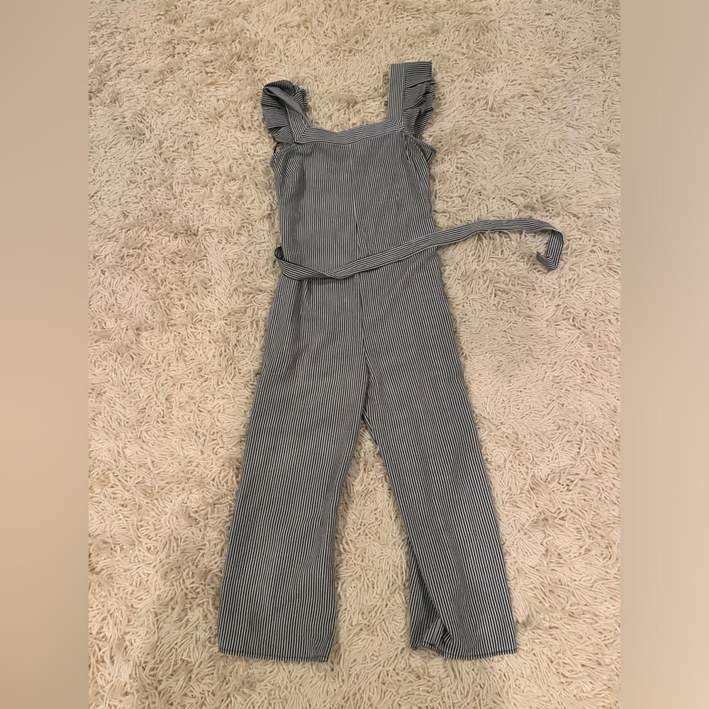 Monteau striped black and white jumpsuit, size S